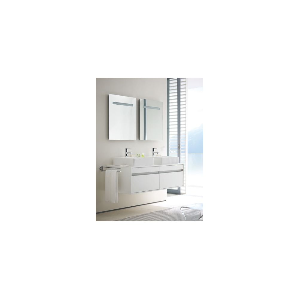 Duravit Vero Aufsatzbecken 500mm, Weiß Hochglanz, Rechteckig, mit HLB, mit Überlauf... DURAVIT-0452500000 4021534434150 (Abb. 6)