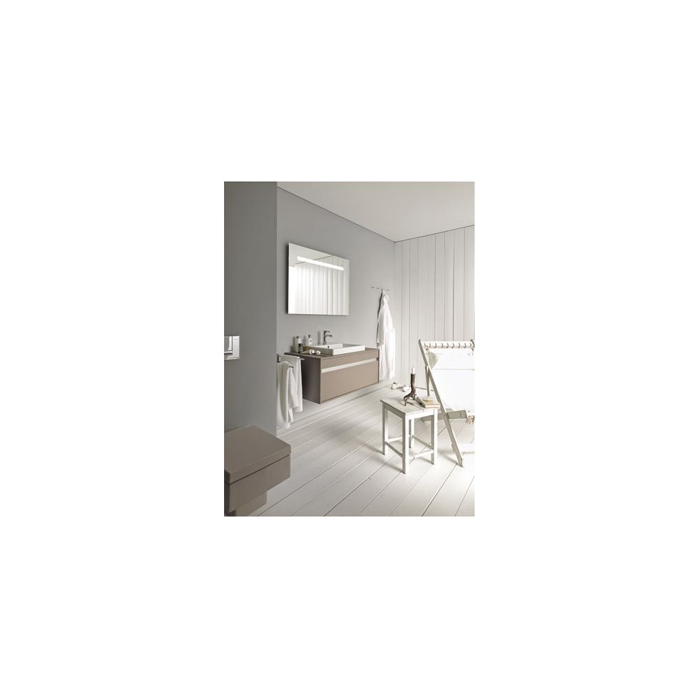 Duravit Vero Einbauwaschtisch 465x550x180mm, Weiß Hochglanz, WonderGliss, 1 HL, mi... DURAVIT-03155500001 4021534484421 (Abb. 2)