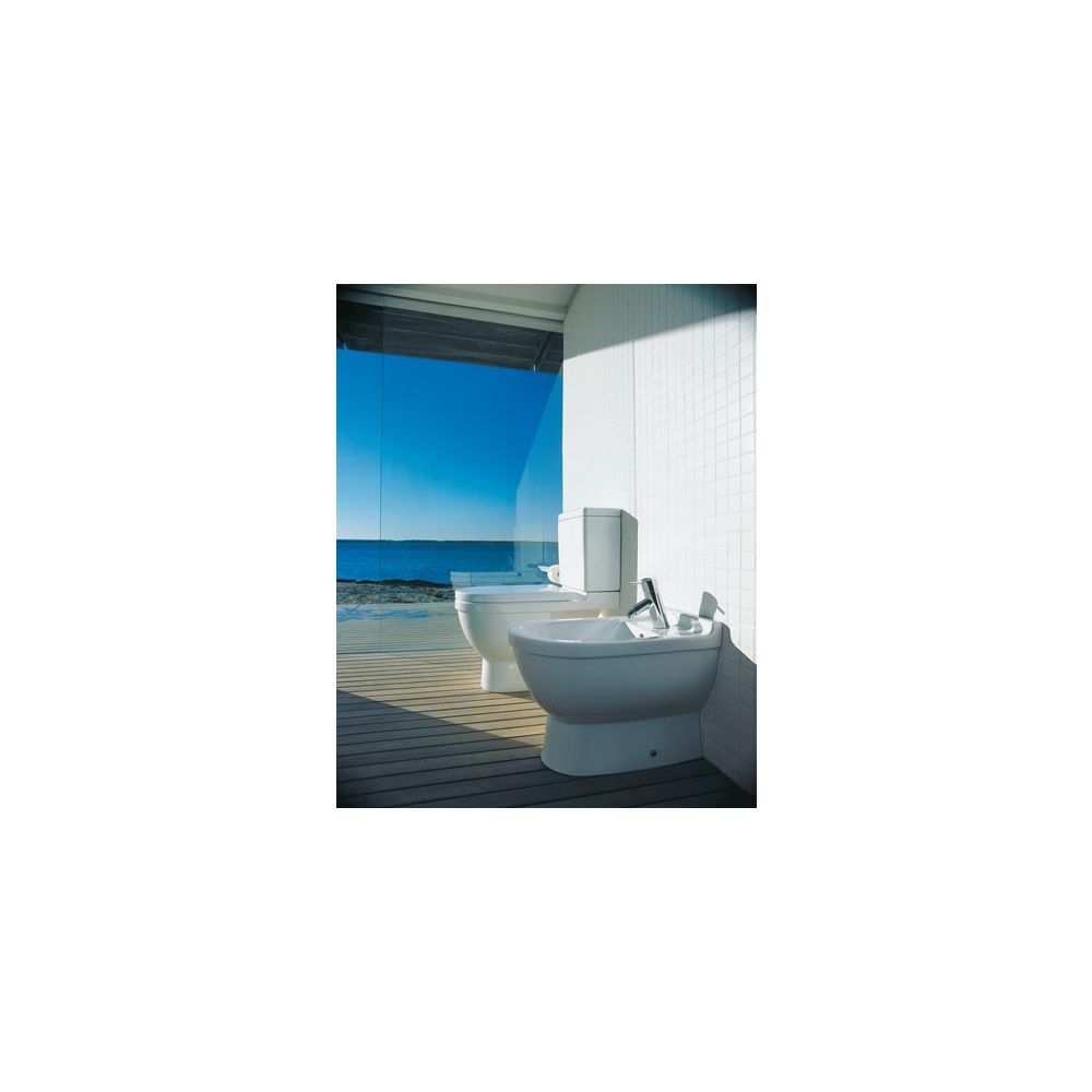 Duravit Starck 3 WC-Sitz D-shaped, Weiß HG 370x43x431mm mit Absenkauto. Sitzgarnit... DURAVIT-0063890000 4021534386190 (Abb. 23)