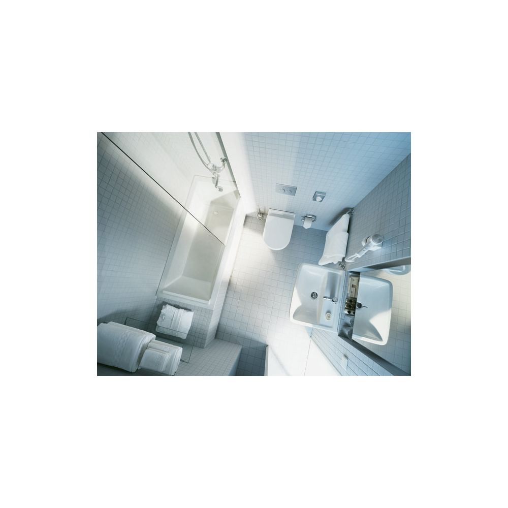 Duravit Starck 3 Waschtisch 450x600x225mm wandhäng., Weiß Hochglanz, Rechteckig, 1 ... DURAVIT-0300600000 4021534222825 (Abb. 7)