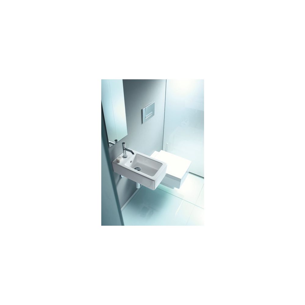 Duravit Vero Handwaschbecken 450x250x145mm, Weiß Hochglanz, Rechteckig,1 Waschplat... DURAVIT-0702250000 4021534317378 (Abb. 12)