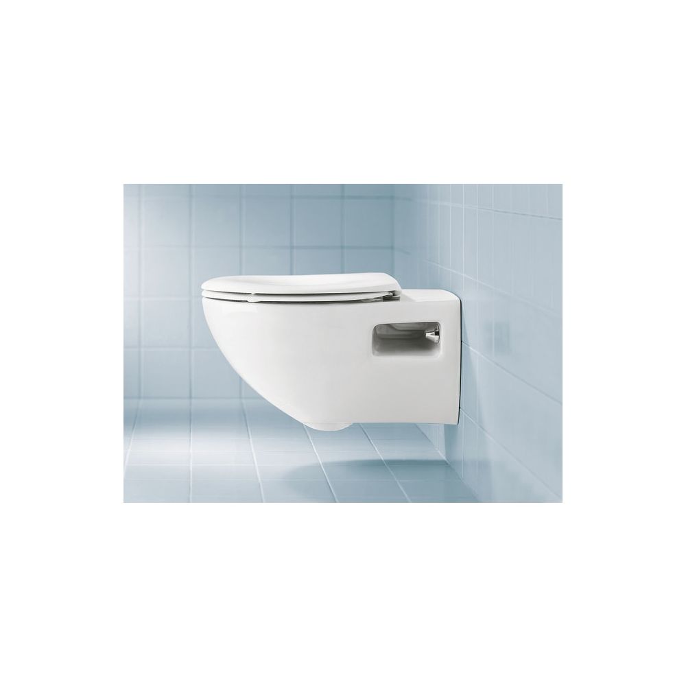 Duravit WC-Sitz, Oval, Weiß Hochglanz 376x43x446mm, ohne Absenkautomatik, Edelstahl... DURAVIT-0064200000 4021534005954 (Abb. 4)