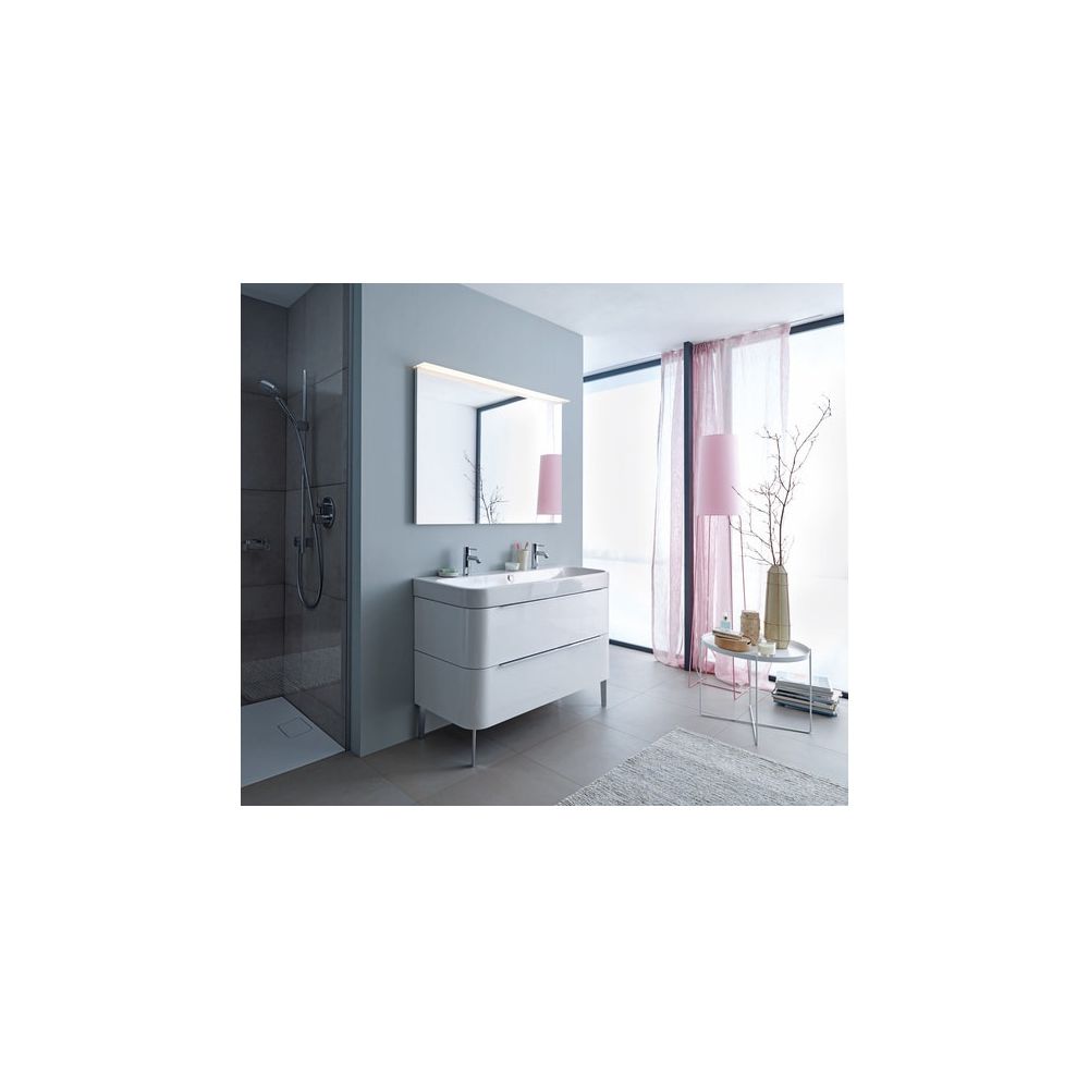 Duravit Happy D.2 Waschtisch 505x1200x170mm, WonderGliss, Weiß Hochglanz, Rechteck... DURAVIT-23181200241 4021534953262 (Abb. 1)