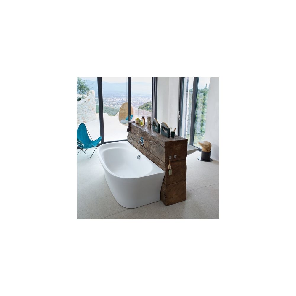 Duravit Cape Cod Badewanne 510x900x1900mm, Mattweiß, Halbrund, Vorwand, 1 Rüc... DURAVIT-700364000000000 4021534986475 (Abb. 13)