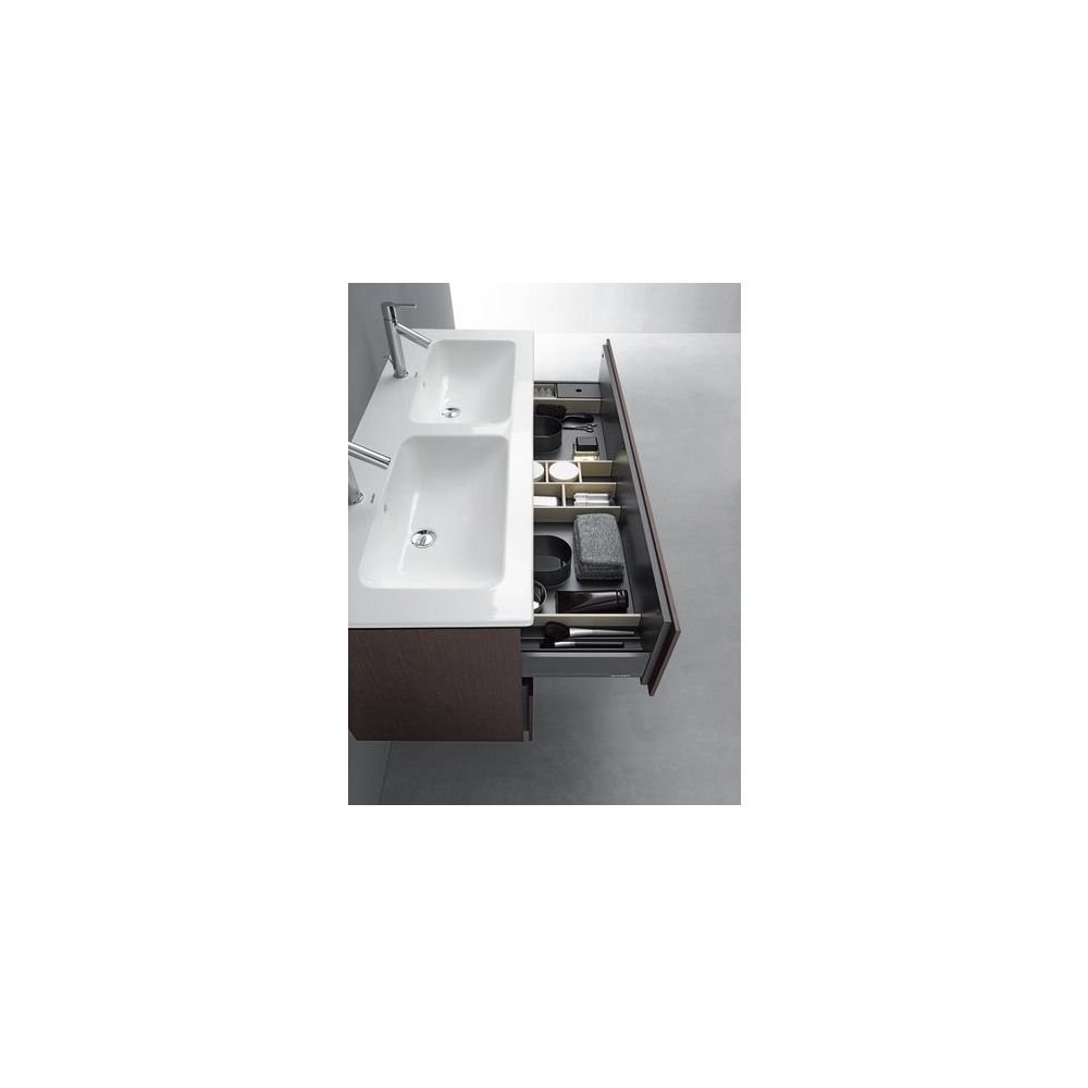 Duravit ME by Starck Doppelwaschtisch 490x1300x180mm wh, Weiß Hochglanz, Rechtecki... DURAVIT-2336130000 4053424121062 (Abb. 20)