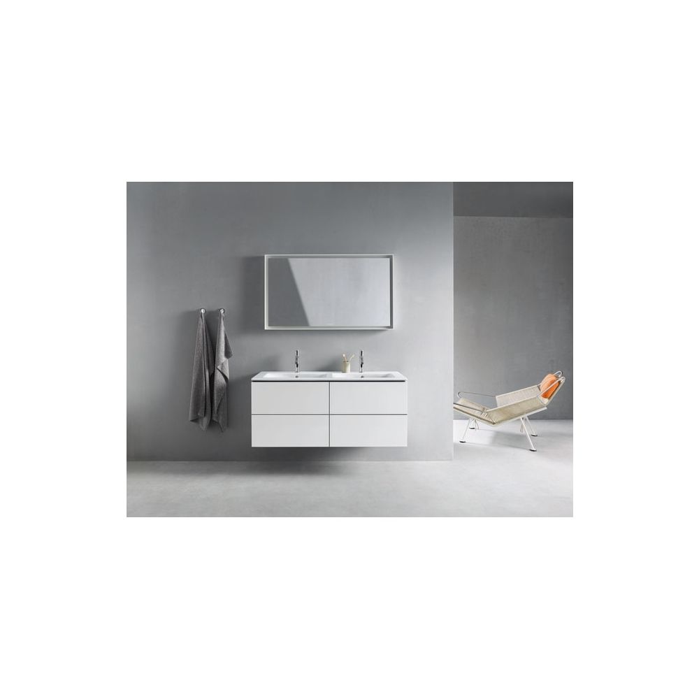 Duravit ME by Starck Doppelwaschtisch 490x1300x180mm wh, Weiß Hochglanz, Rechtecki... DURAVIT-2336130000 4053424121062 (Abb. 22)
