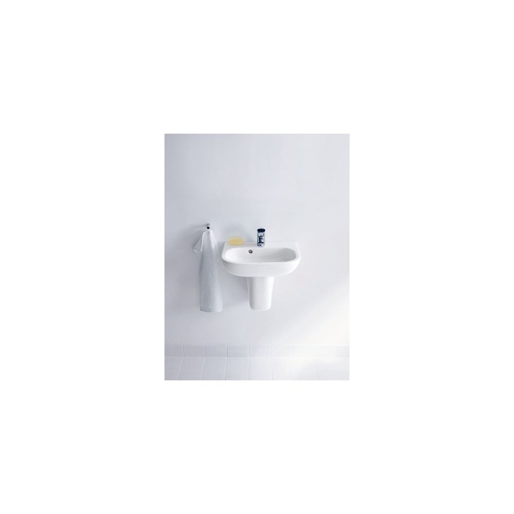 Duravit D-Code Halbsäule aus Keramik 213x215x280mm, Weiß Hochglanz, wandhängend, fü... DURAVIT-0857170000 4021534344169 (Abb. 4)