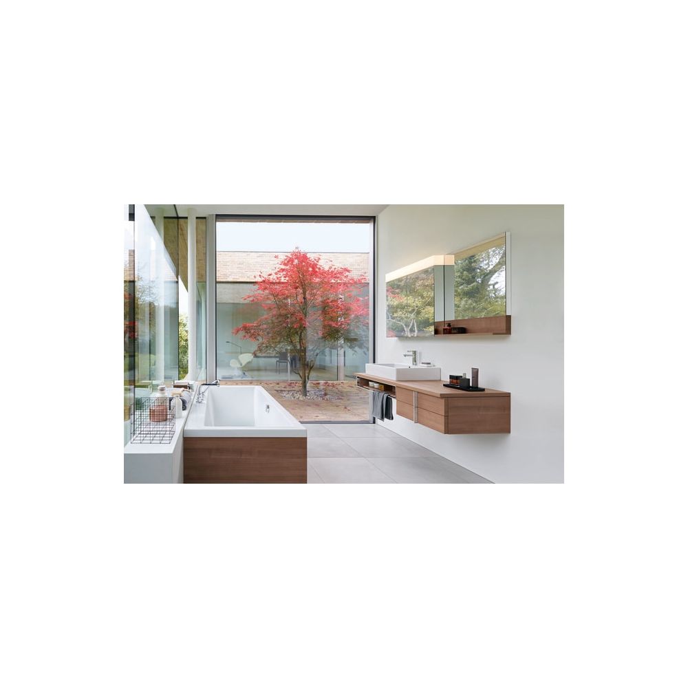 Duravit Vero Waschtisch 470x600x165mm mit HLB Aufsatz, Weiß Hochglanz, Rechteckig, ... DURAVIT-0454600000 4021534217265 (Abb. 2)