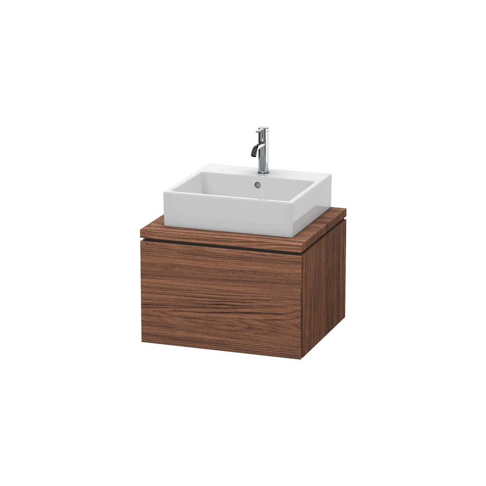 Duravit L-Cube Konsolenwaschtischunterbau wandh. 547x620x400mm ohne KSP Nusb.dunke... DURAVIT-LC581002121 4053424643793 (Abb. 1)