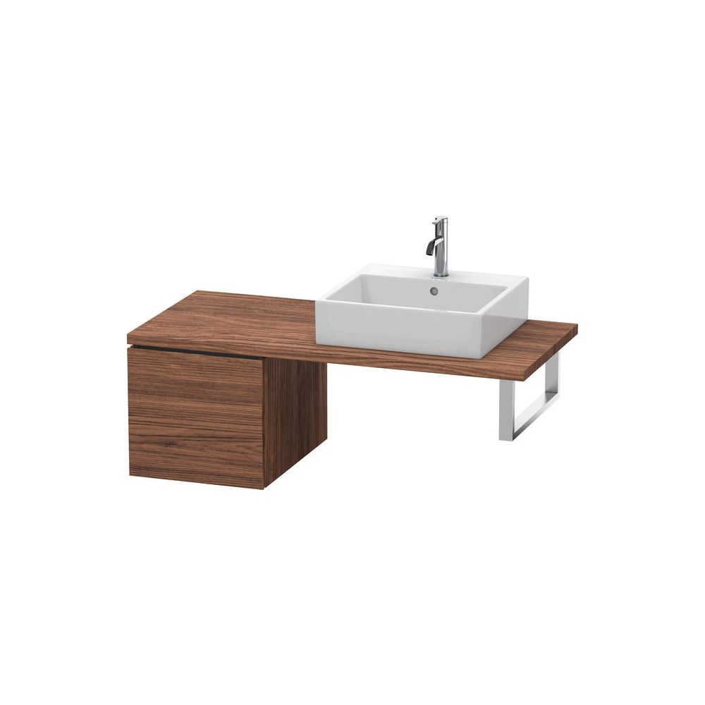 Duravit L-Cube Unterschrank für Konsole Dekor, 547x420x400mm, Nusb.dunkel Matt mit... DURAVIT-LC583102121 4053424644639 (Abb. 1)