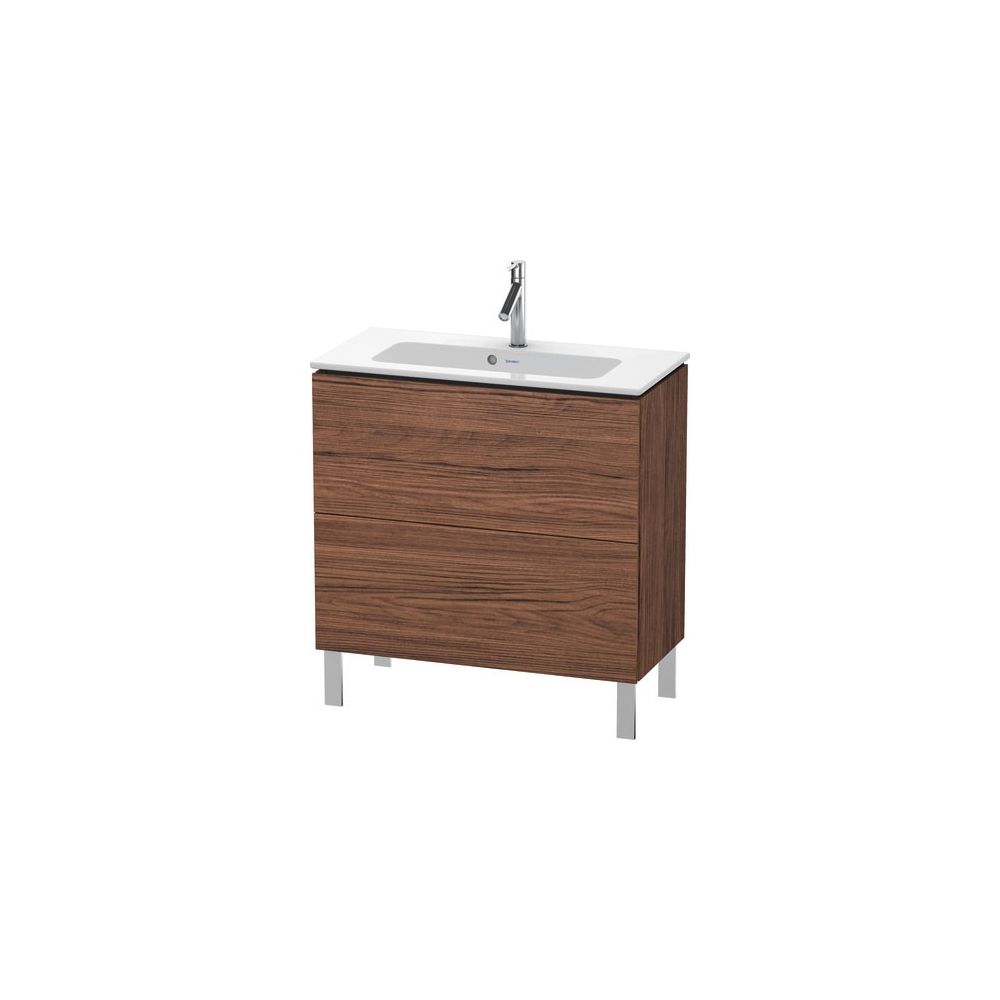 Duravit L-Cube Waschtischunterbau bodenstehend 391x820x704mm Nusb.dunkel Matt, Gri... DURAVIT-LC667402121 4053424648316 (Abb. 1)