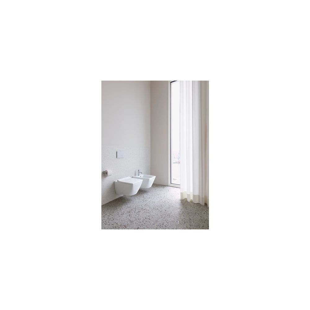 Duravit Design Classics Wand-WC 570x370x360mm, Weiß Hochglanz, 4,5l, WonderGliss, ... DURAVIT-25110900001 4053424897127 (Abb. 9)