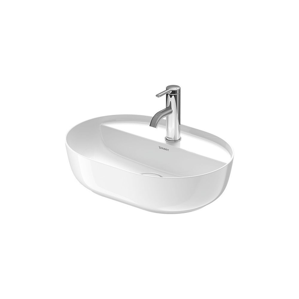 Duravit Luv Aufsatzbecken 500mm, Weiß Hochglanz/Seidenmatt, DuraCeram, Oval, mit HL... DURAVIT-0380502600 4053424901060 (Abb. 4)