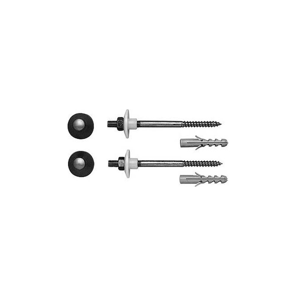 Duravit Befestigung für Wand-WC und Wand-Bidet Abdeckkappen, Chrom... DURAVIT-0065001000 4021534010170 (Abb. 1)