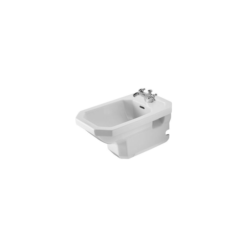 Duravit Serie 1930 Wandbidet 585x360x345mm, Weiß Hochglanz, 1 HL, mit HLB/Überlauf... DURAVIT-0266100000 4021534071287 (Abb. 3)
