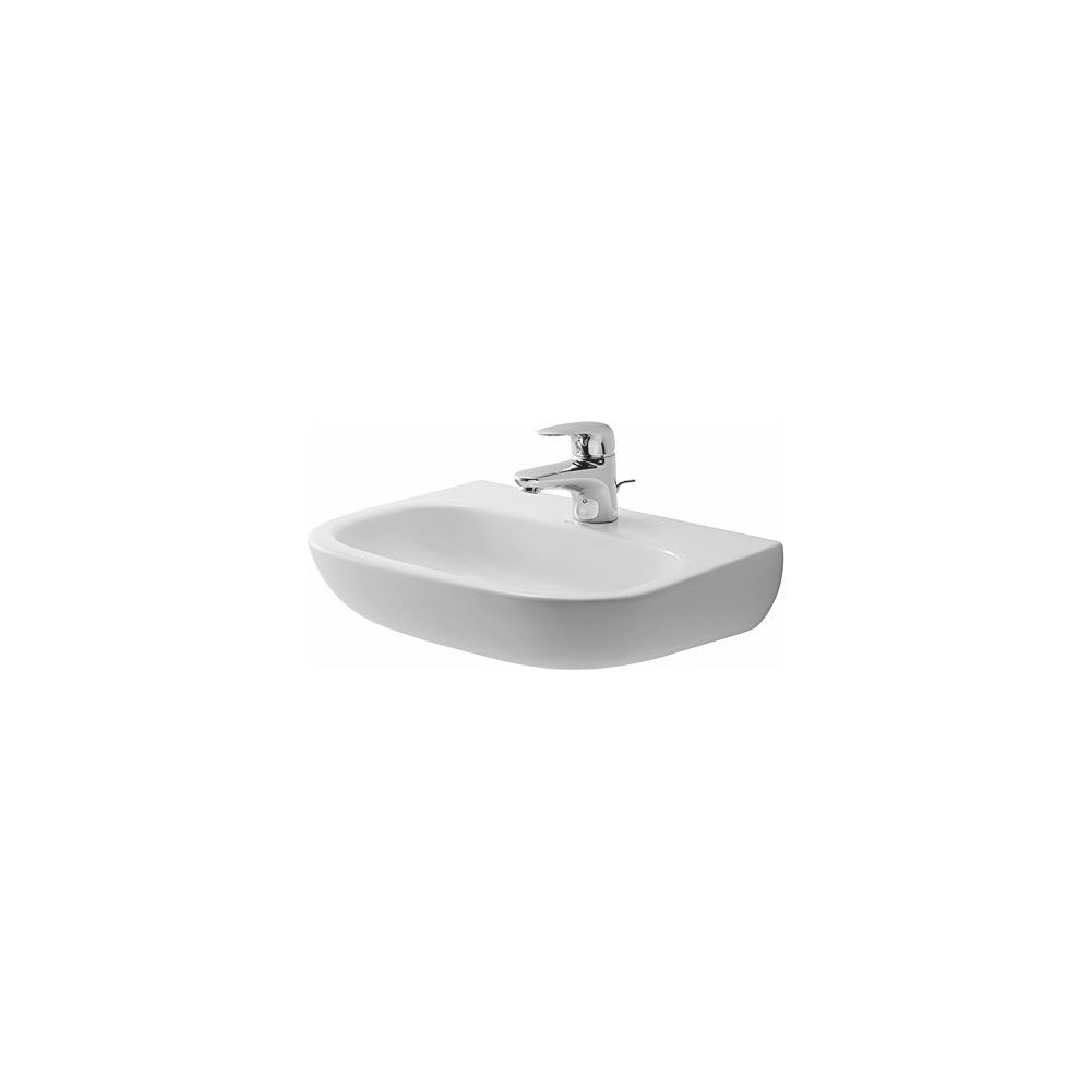 Duravit D-Code Handwaschbecken 340x450x145mm, Weiß Hochglanz, Rechteckig, 1 Waschpl... DURAVIT-0707450070 4021534640575 (Abb. 4)