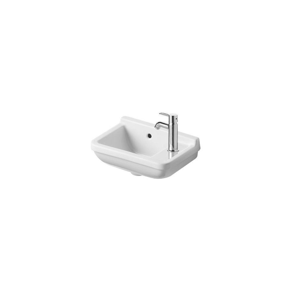 Duravit Starck 3 Handwaschbecken 260x400x165mm, Weiß Hochglanz, WonderGliss, Recht... DURAVIT-07514000001 4021534563423 (Abb. 3)
