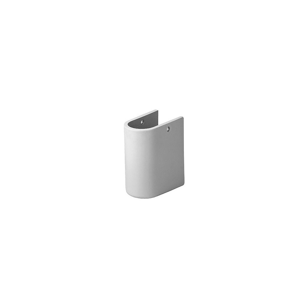 Duravit Starck 3 Halbsäule aus Keramik 275x165x280mm, Weiß Hochglanz, unter Waschti... DURAVIT-0865170000 4021534223174 (Abb. 1)