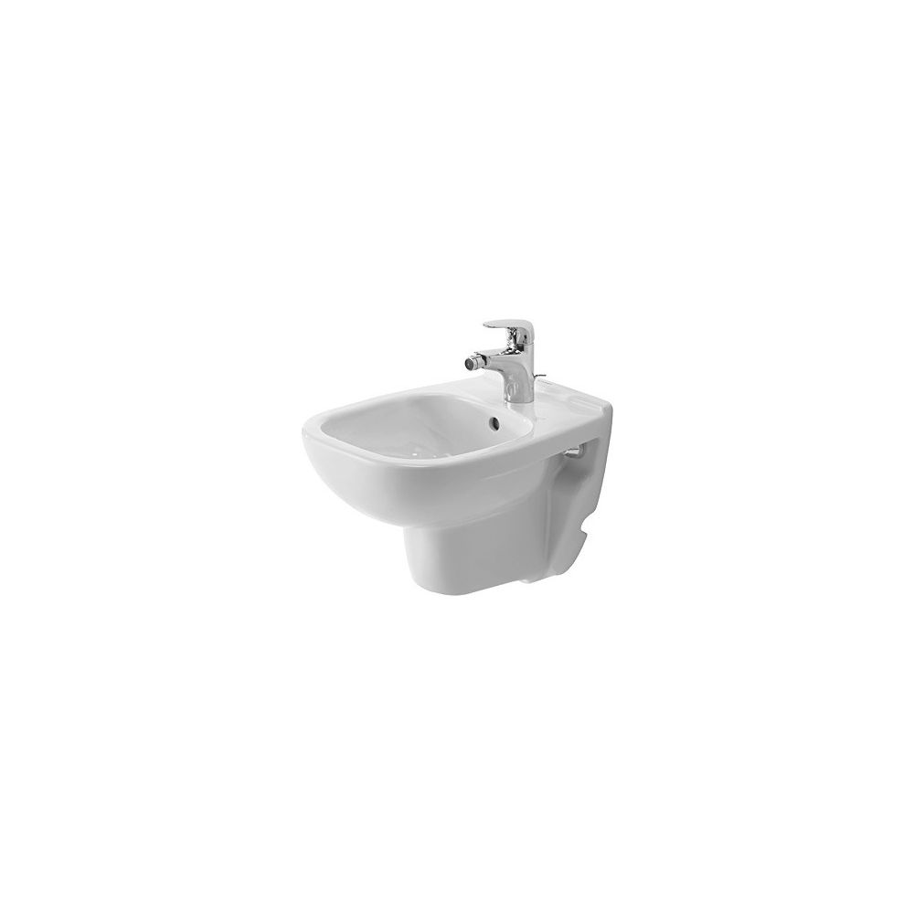 Duravit D-Code Wandbidet 480x350x350mm, Weiß Hochglanz, 1 HL, mit HLB/Überlauf... DURAVIT-2237150000 4021534344299 (Abb. 4)
