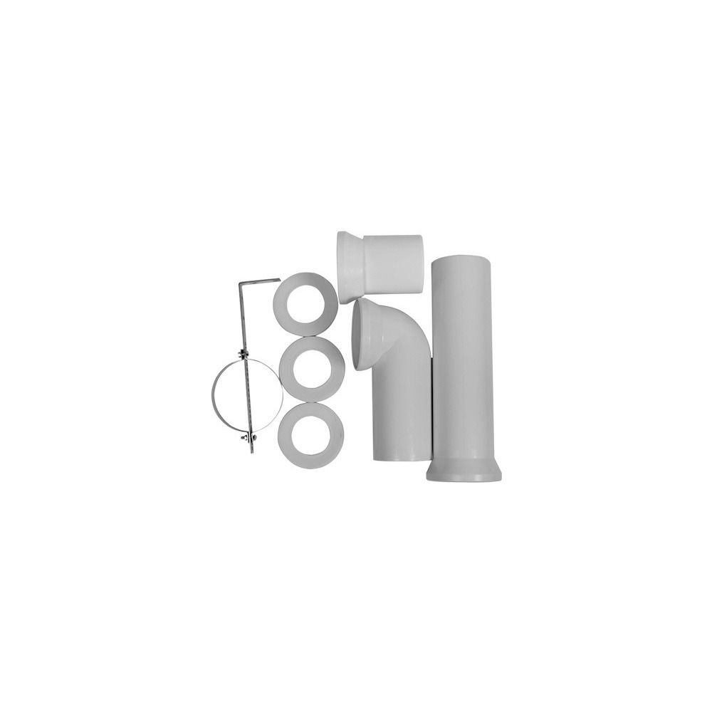 Duravit Vario-Anschluss-Set für WC, Universal-Abgang, inklusive Excenter... DURAVIT-0014220000 4021534000249 (Abb. 1)