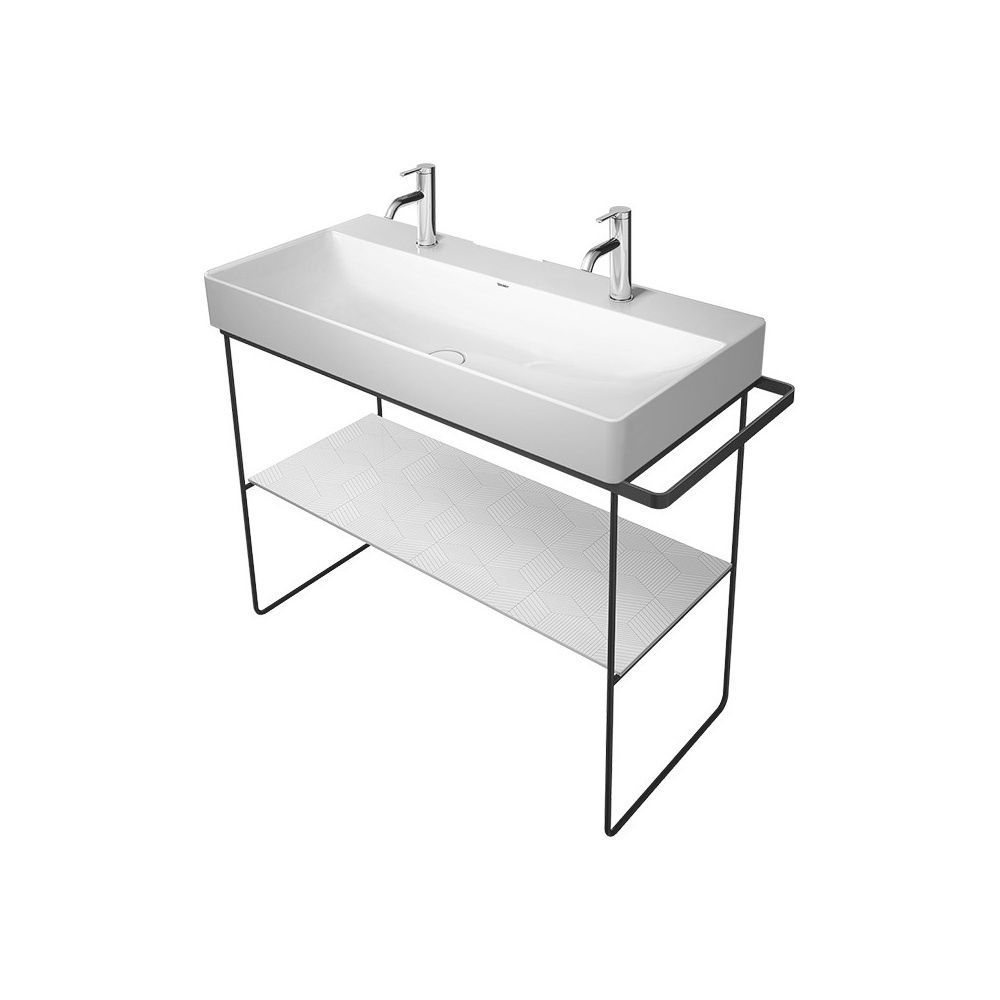 Duravit DuraSquare Metallkonsole 451x1063x740-790mm variabel, Mattschwarz, bodenste... DURAVIT-0031034600 4053424418285 (Abb. 4)