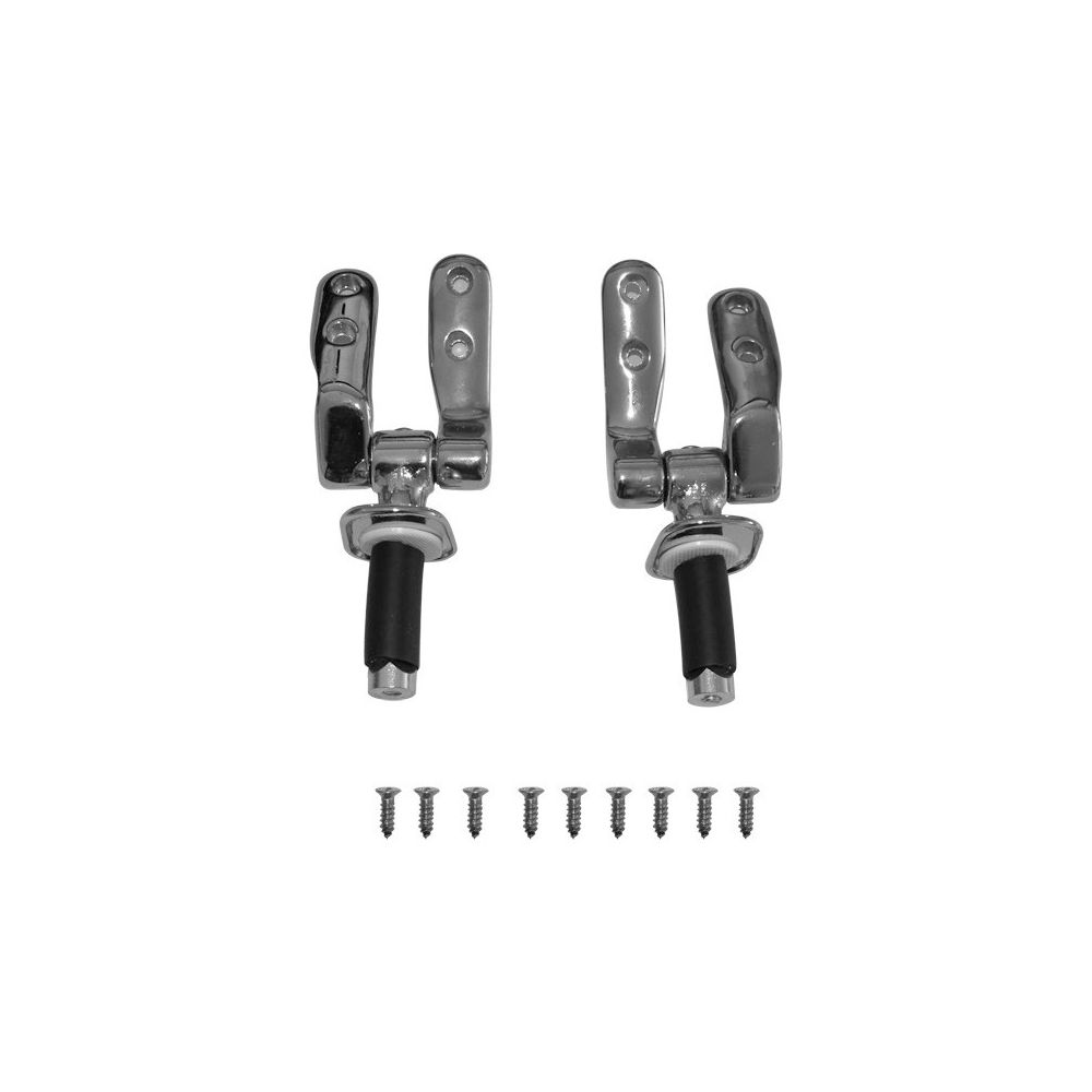Duravit Scharnierpaar für WC-Sitz 1930, Chrom, bis Oktober 2003... DURAVIT-0061081000 4021534004438 (Abb. 1)