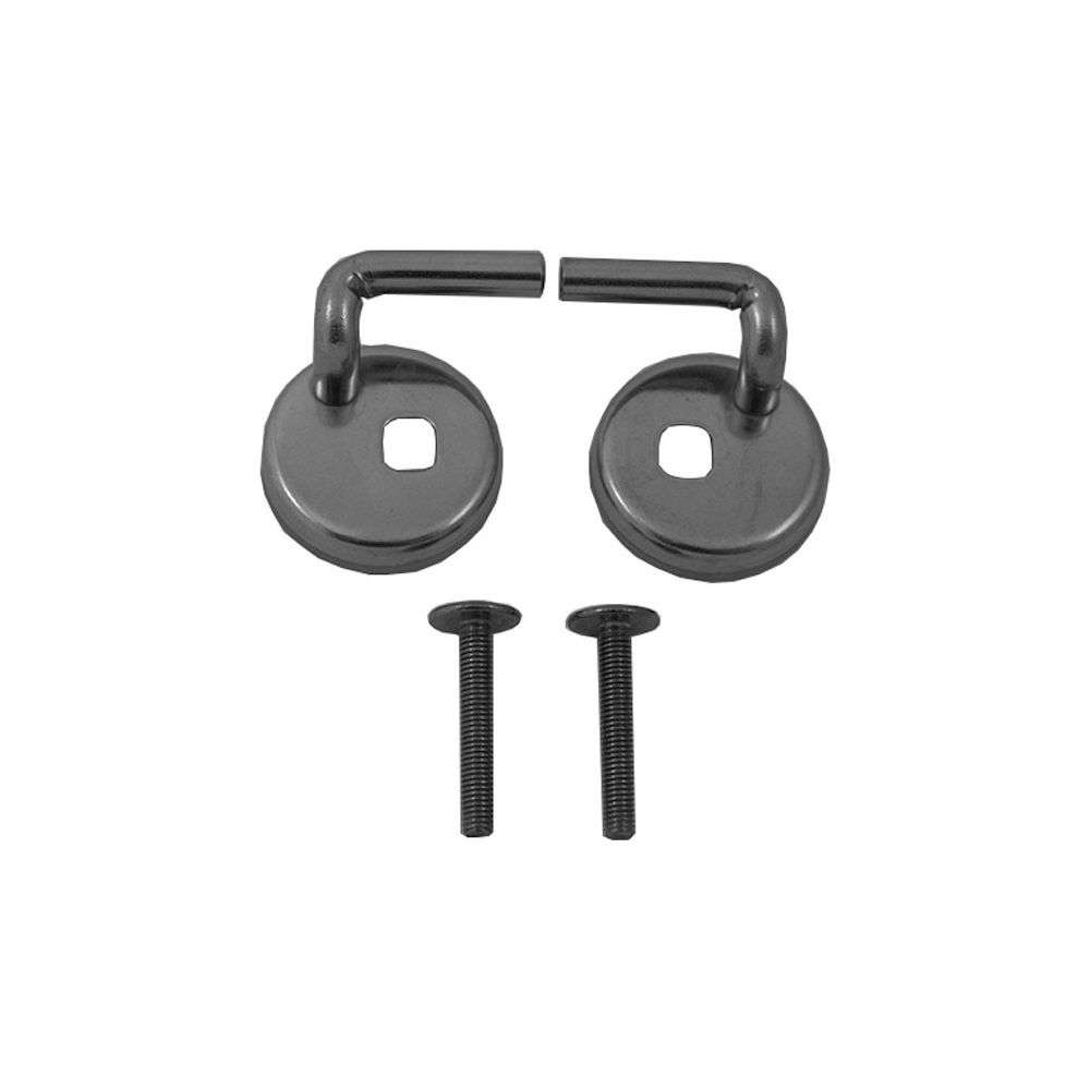 Duravit Scharnier-Set für WC-Sitz ohne Absenkautomatik, Edelstahl, 0061091000... DURAVIT-0061091000 4021534004483 (Abb. 1)
