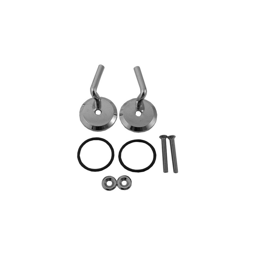 Duravit Scharnier-Set für WC-Sitz ohne Absenkautomatik, Edelstahl, 0061101099... DURAVIT-0061101099 4021534959301 (Abb. 1)