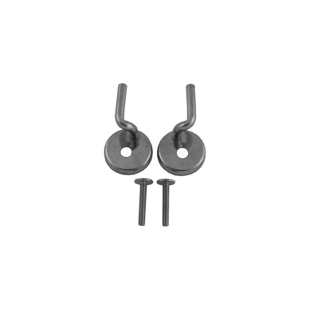 Duravit Scharnier-Set für WC-Sitz ohne Absenkautomatik, Edelstahl, 0061191000... DURAVIT-0061191000 4021534225055 (Abb. 1)