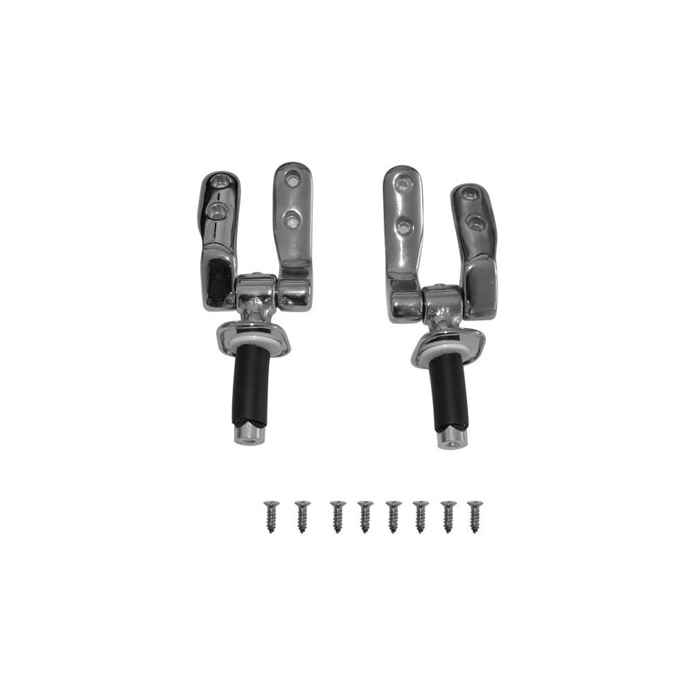 Duravit Scharnierpaar für WC-Sitz 1930, Chrom, ab Oktober 2003... DURAVIT-0061221000 4021534280399 (Abb. 1)