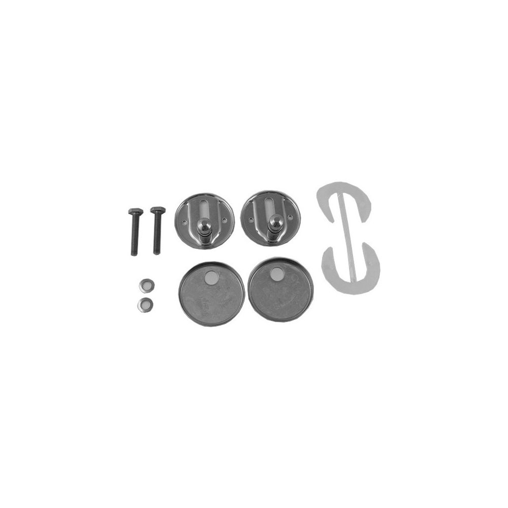Duravit Scharnier-Set für WC-Sitz mit Absenkautomatik, Edelstahl, 0061381000... DURAVIT-0061381000 4021534427466 (Abb. 1)