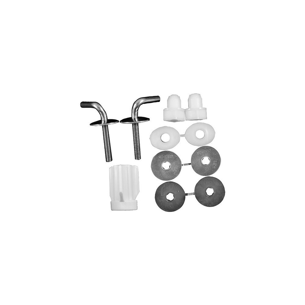 Duravit Scharnier-Set für WC-Sitz ohne Absenkautomatik, Edelstahl, 0061391000... DURAVIT-0061391000 4021534427923 (Abb. 1)