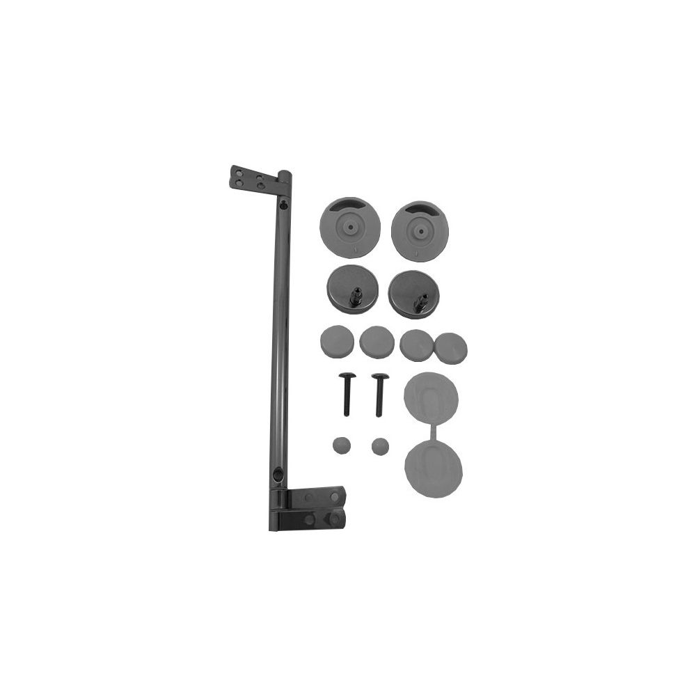 Duravit Scharnier-Set für WC-Sitz ohne Absenkautomatik, Edelstahl, 0061601000... DURAVIT-0061601000 4021534634383 (Abb. 1)