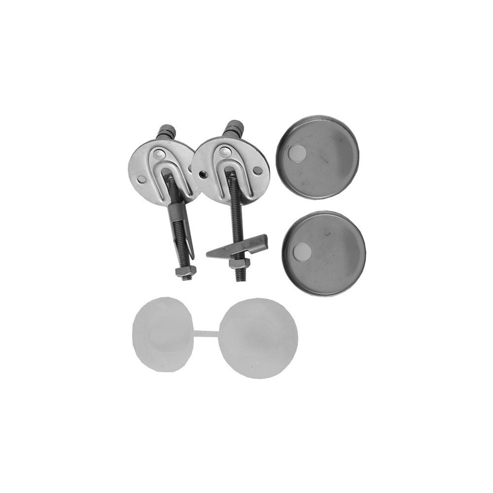 Duravit Scharnier-Set für WC-Sitz mit/ohne Absenkautomatik, Edelstahl, 0061631000... DURAVIT-0061631000 4021534635458 (Abb. 1)