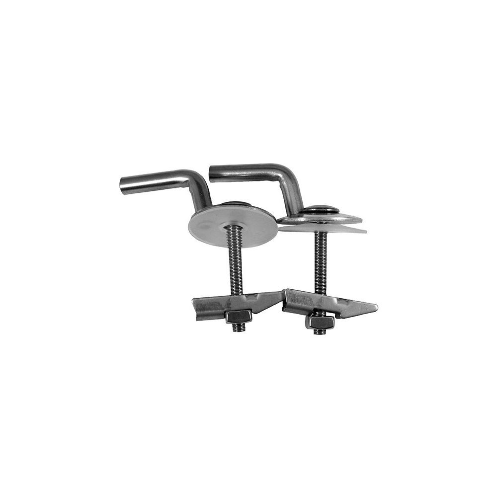 Duravit Scharnier-Set für WC-Sitz ohne Absenkautomatik, Edelstahl, 0061751000... DURAVIT-0061751000 4021534894367 (Abb. 1)