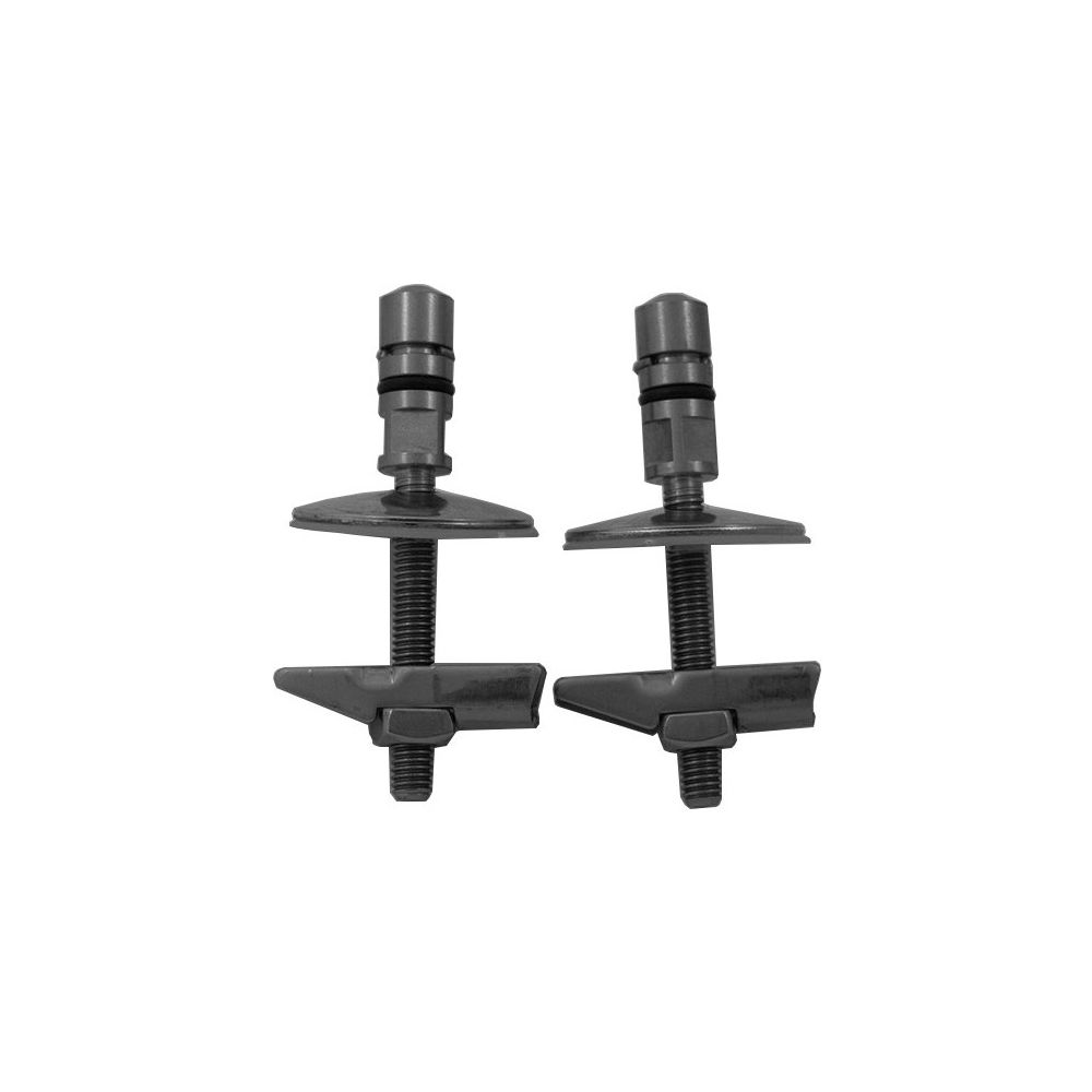 Duravit Scharnier-Set für WC-Sitz mit/ohne Absenkautomatik, Edelstahl, 0061761000... DURAVIT-0061761000 4021534894374 (Abb. 1)
