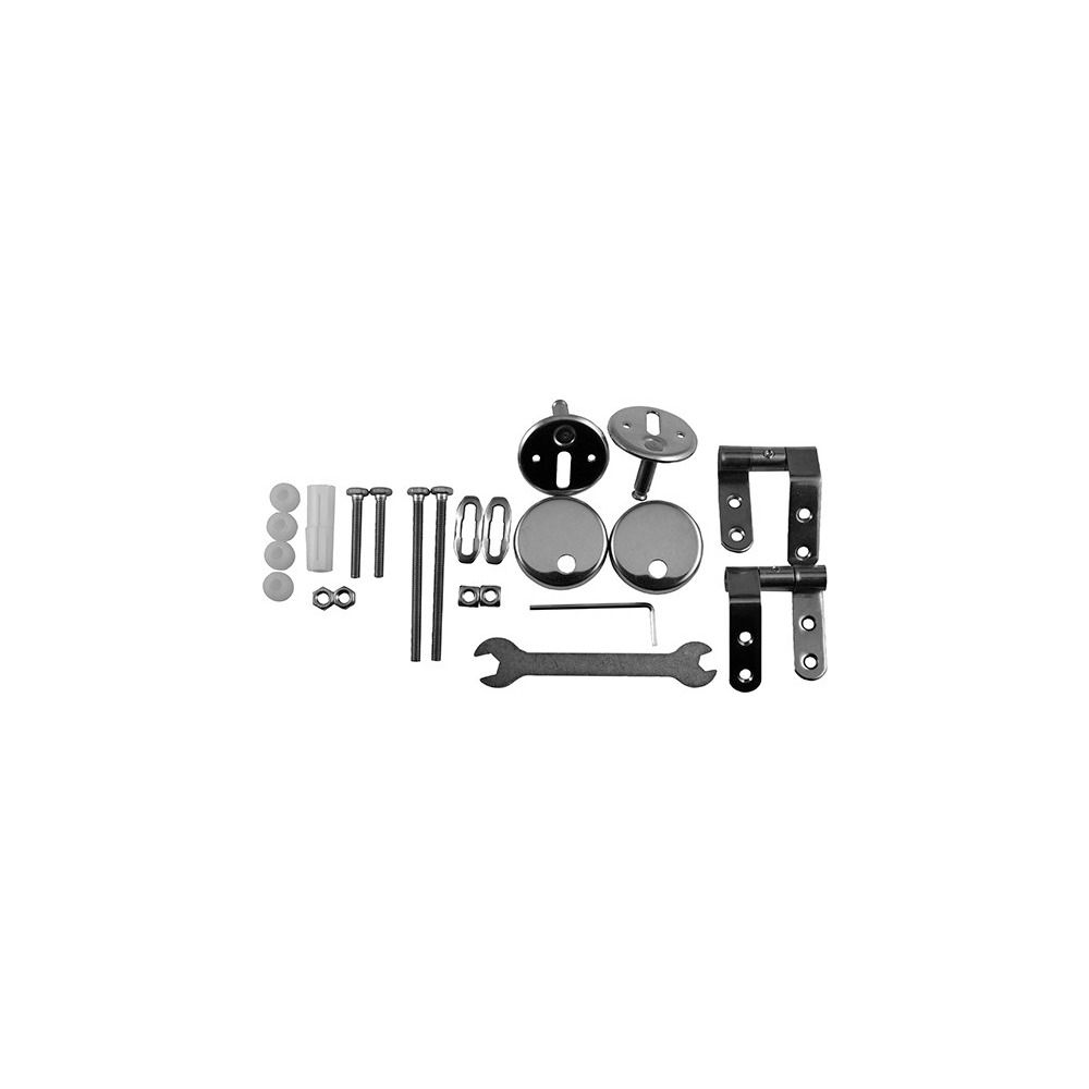 Duravit Scharnierpaar für WC-Sitz 1930, 0064810000/0066610000, Edelstahl... DURAVIT-0061781000 4021534937620 (Abb. 1)