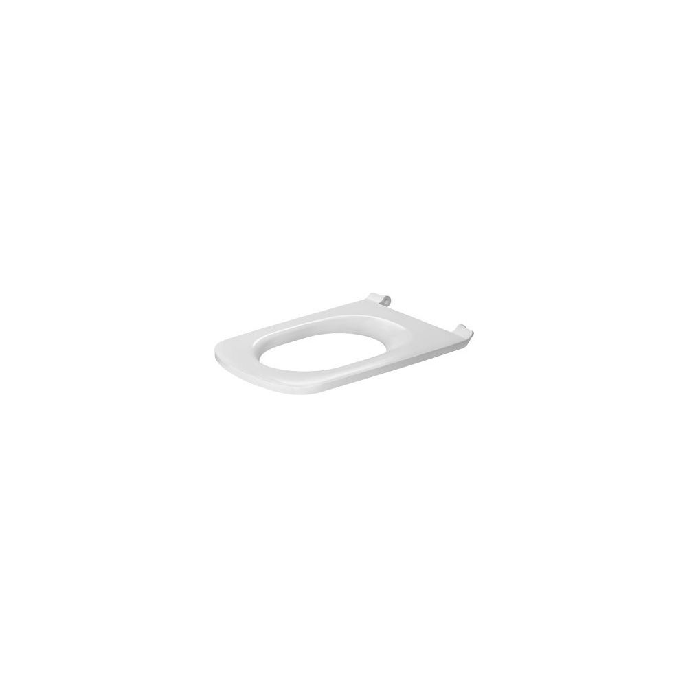 Duravit DuraStyle WC-Sitzring, Weiß glänzend, 378x45x505mm verlängert, Winkelpuffer... DURAVIT-0062510000 4021534958663 (Abb. 1)