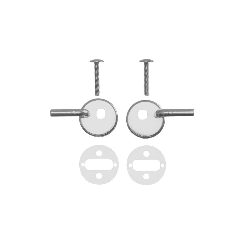 Duravit Scharnierpaar für WC-Sitz Happy D. und Starck 2, ohne SoftClose, Chrom... DURAVIT-0063051000 4021534004902 (Abb. 2)