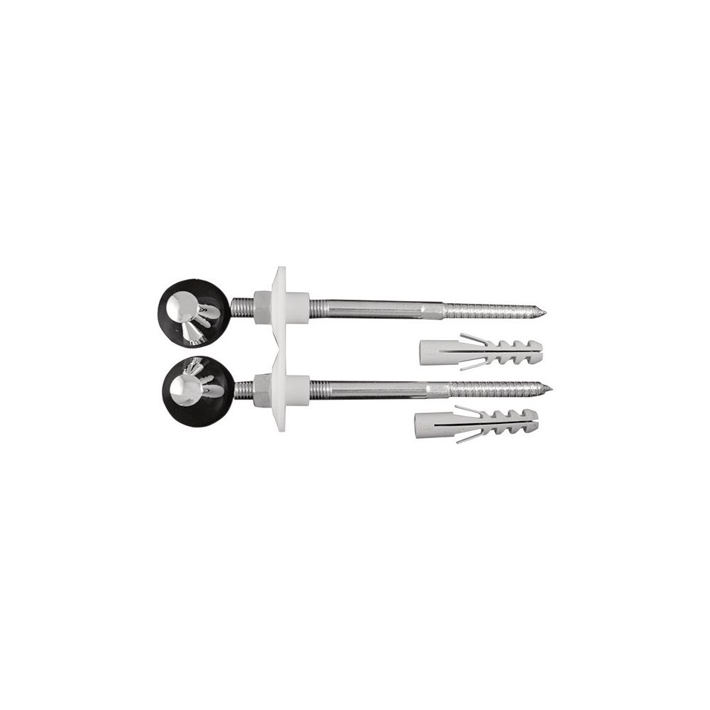 Duravit Befestigung für Wand-WC und Wand-Bidet Abdeckkappen, Chrom... DURAVIT-0065001000 4021534010170 (Abb. 2)
