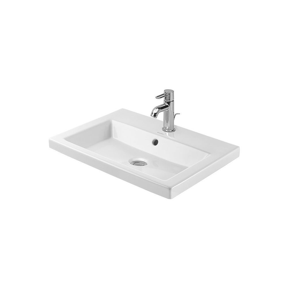 Duravit Design Classics Einbauwaschtisch 430x600x125mm, Weiß Hochglanz, mit HLB/Übe... DURAVIT-0347600000 4021534533808 (Abb. 3)