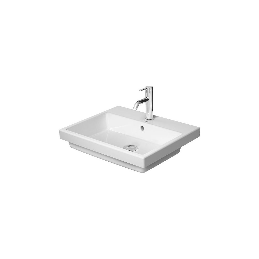 Duravit Vero Air Einbauwaschtisch 455x550x165mm, Weiß Hochglanz, WonderGliss, mit ... DURAVIT-03835500001 4053424184517 (Abb. 3)