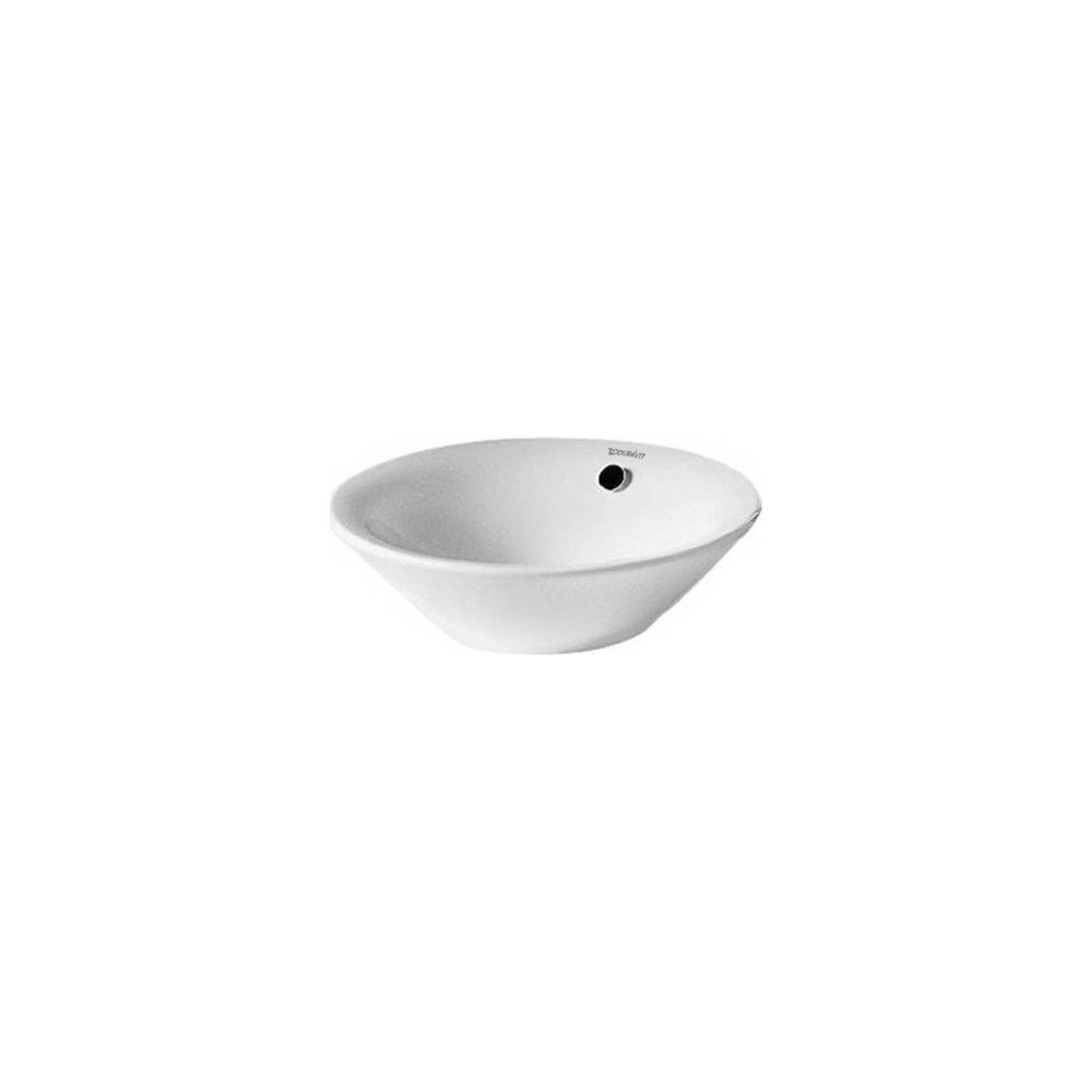 Duravit Starck 1 Aufsatzbecken 330mm, Weiß Hochglanz, WonderGliss, rund, ohne HLB,... DURAVIT-04083300001 4021534183911 (Abb. 1)