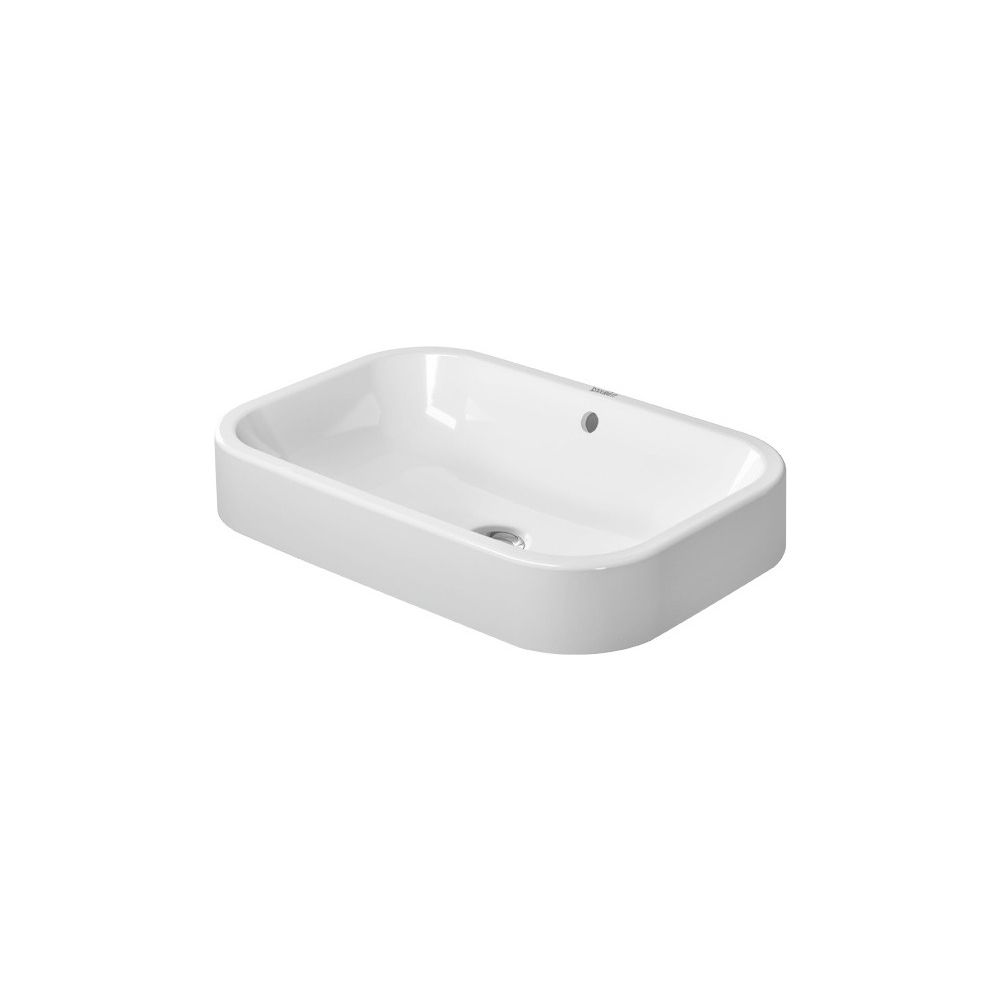 Duravit Happy D.2 Plus Aufsatzbecken 600mm, Weiß Hochglanz, WonderGliss, Rechtecki... DURAVIT-23146000001 4021534843457 (Abb. 4)