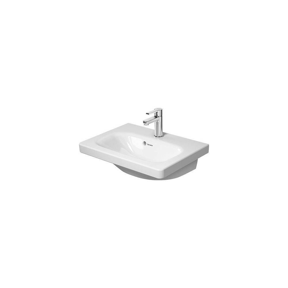 Duravit DuraStyle Waschtisch 400x550x170mm, Compact, Weiß Hochglanz, Rechteckig, 1 ... DURAVIT-2337550000 4053424566412 (Abb. 3)