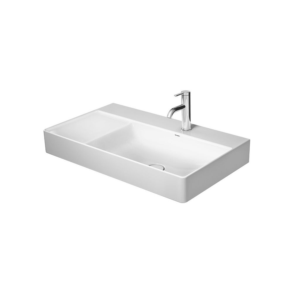 Duravit DuraSquare Waschtisch 470x800x145mm, WonderGliss, Weiß Hochglanz, Rechteck... DURAVIT-23498000701 4053424611662 (Abb. 4)