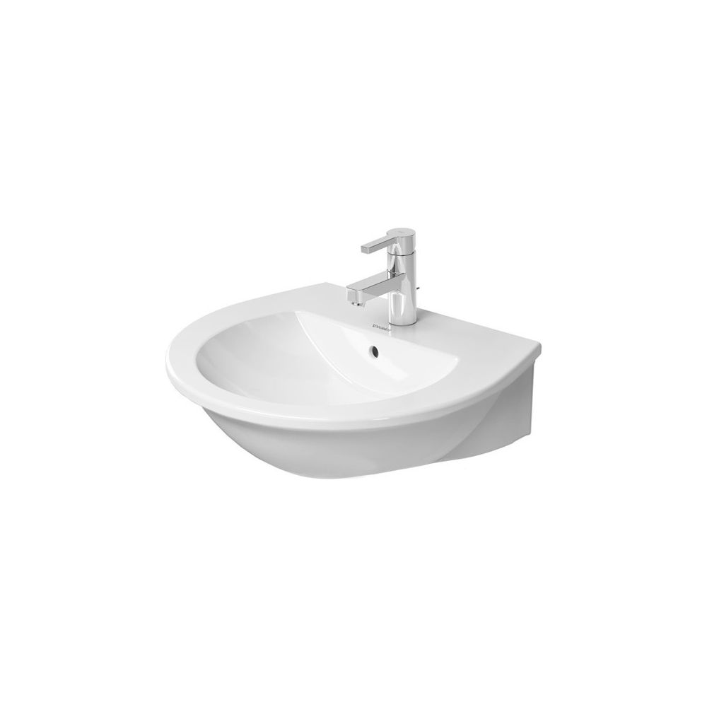 Duravit Waschtisch Darling New 480x550x175mm wandh. Weiß Hochglanz, Halbrund, Wond... DURAVIT-26215500001 4021534606120 (Abb. 4)
