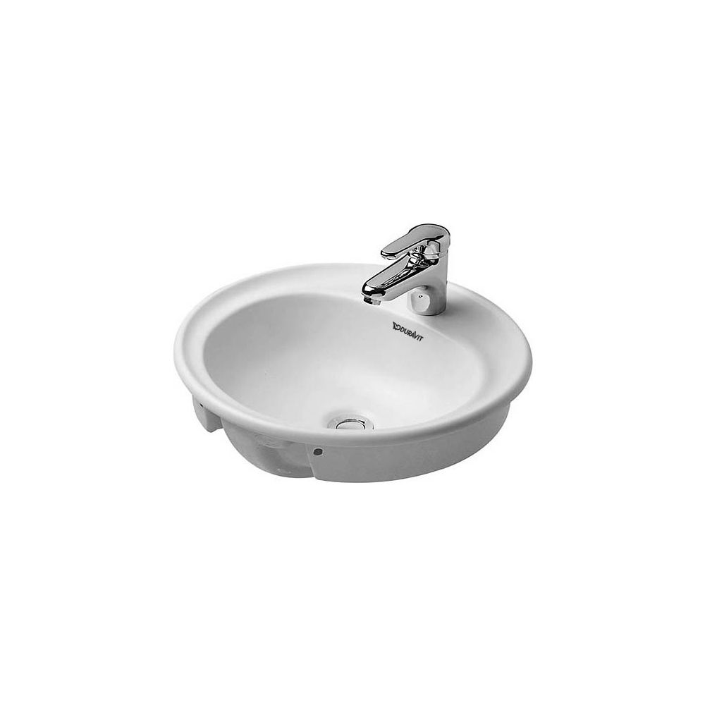 Duravit Design Classics Einbauwaschtisch 480x480x185mm, Weiß Hochglanz, mit HLB/Übe... DURAVIT-5220480000 4021534138966 (Abb. 3)