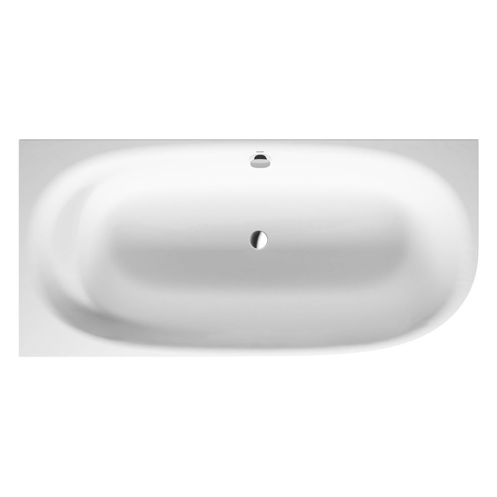 Duravit Cape Cod Badewanne 510x900x1900mm, Mattweiß, Halbrund, Ecke L, 1 Rücke... DURAVIT-700362000000000 4021534986451 (Abb. 4)