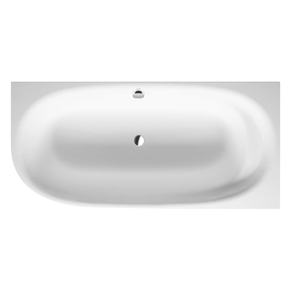 Duravit Cape Cod Badewanne 510x900x1900mm, Mattweiß, Halbrund, Ecke R, 1 Rücke... DURAVIT-700363000000000 4021534986468 (Abb. 4)